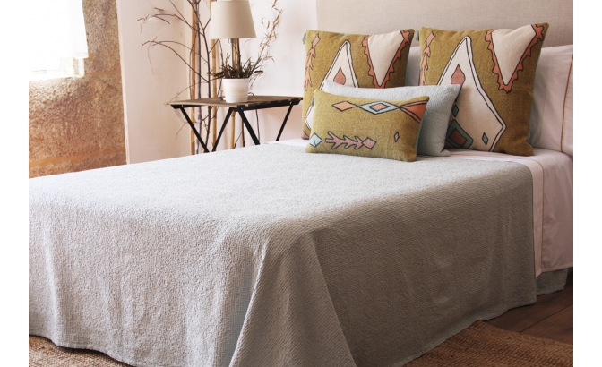 Quilt Wafle water green