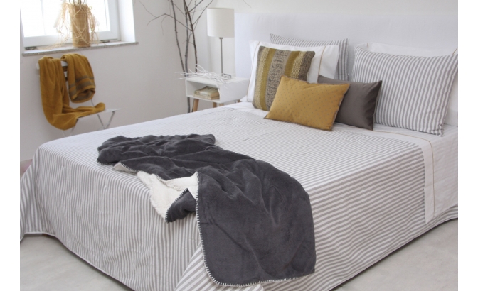 Edredão Sasha cinza