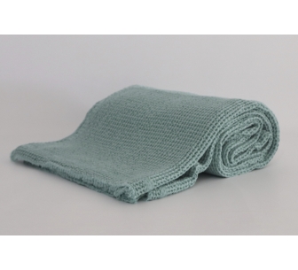 Manta Tricana Verde Agua