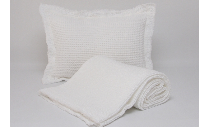 Couverture Tricana Blanc