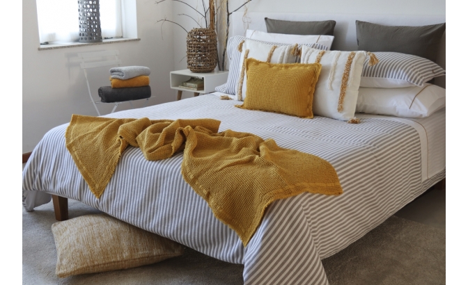 Set de housse de couette Sasha gris