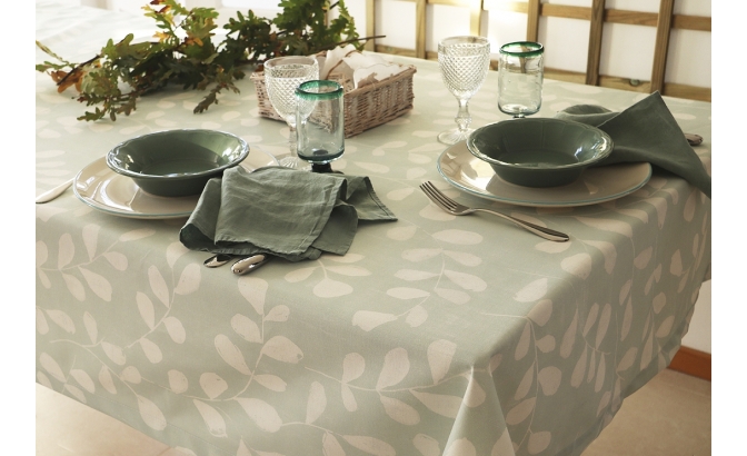 Nappe anti-taches  feuilles...