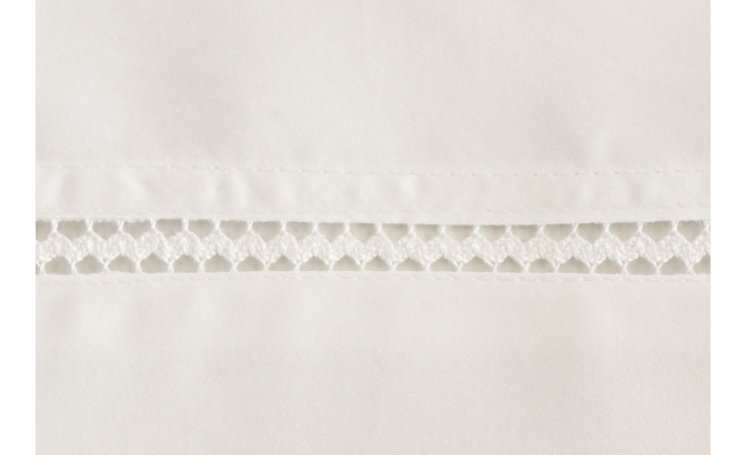 Drap de dessus avec oreillers C/BRO...