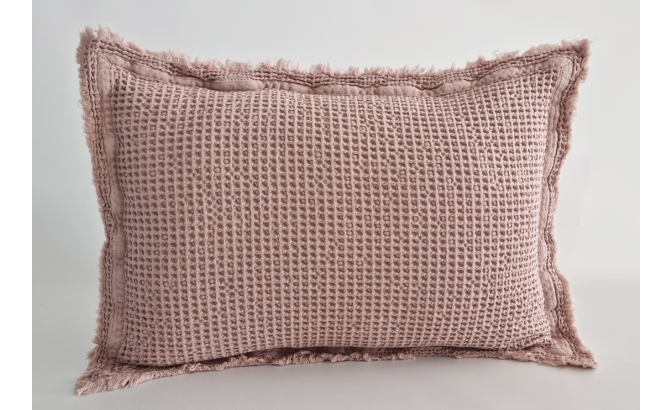 Coussin Tricana rose