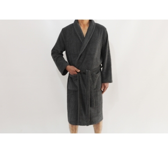Peignoir gris foncé