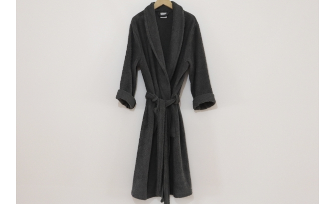 Peignoir gris foncé