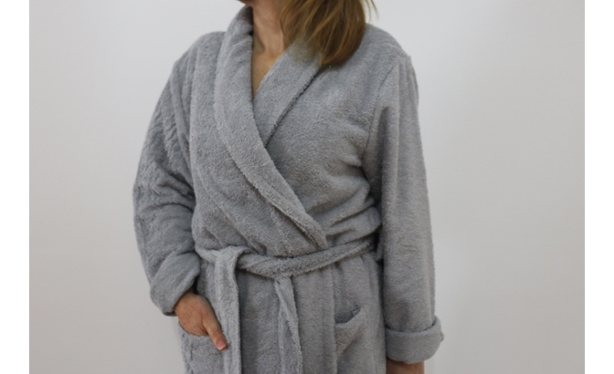 peignoir gris