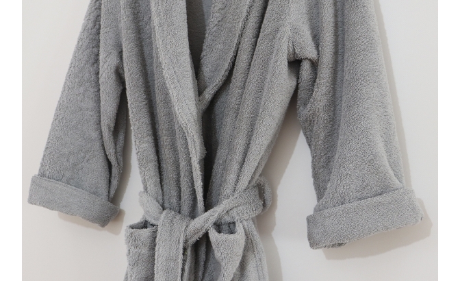 peignoir gris