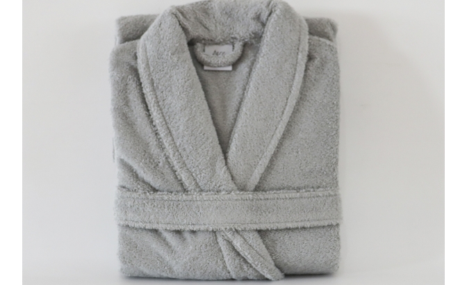 peignoir gris