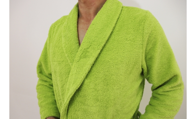 Bathrobe green