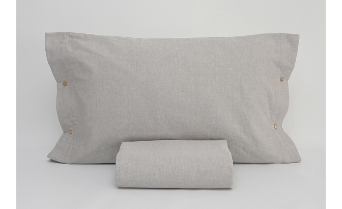 Conjunto saco edredão F.Alasca cinza