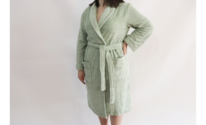 Peignoir eua vert