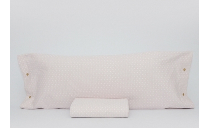 Conjunto saco edredão Alasca rosa