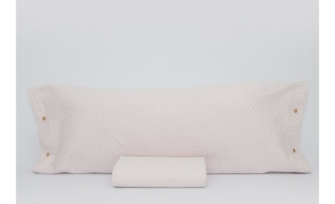 Conjunto saco edredão Alasca rosa