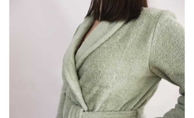 Peignoir eua vert