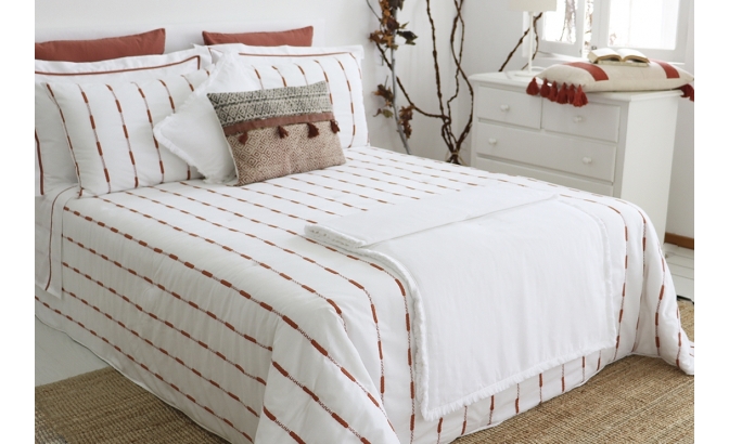 Edredão Swede telha