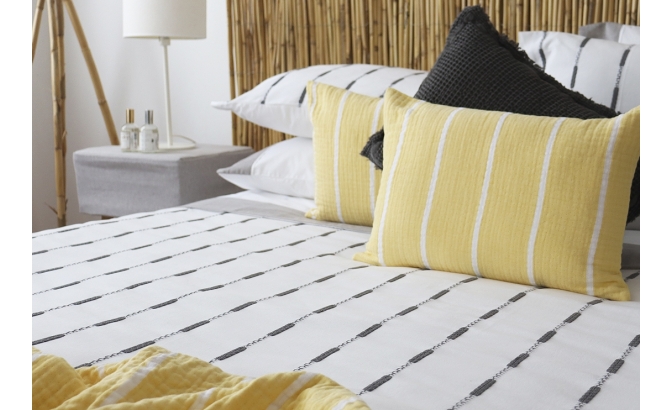 Set de housse de couette Swede gris