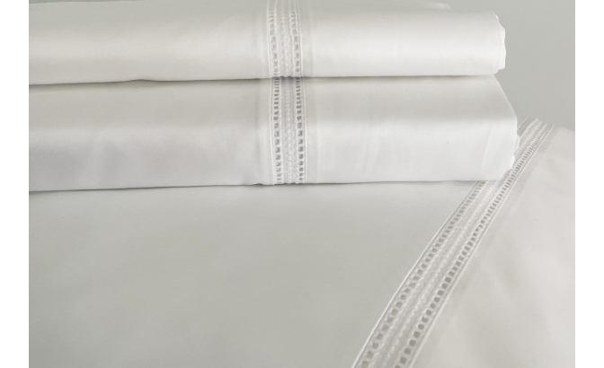 SATIN 500 threads Top sheet with...