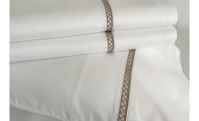 Sabana encimera c/almohadas 500 hilos...