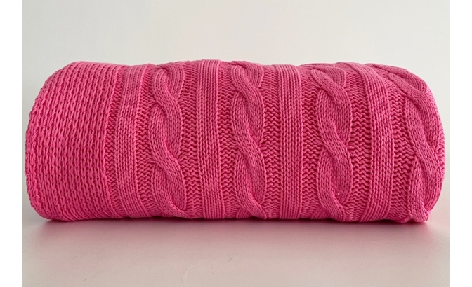 Manta Algodão Rosa