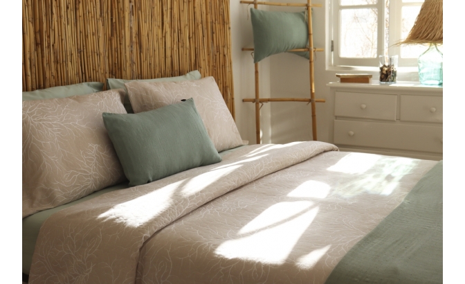 Set de housse de couette Coral beige