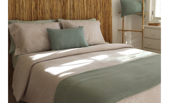 Set de housse de couette Coral beige