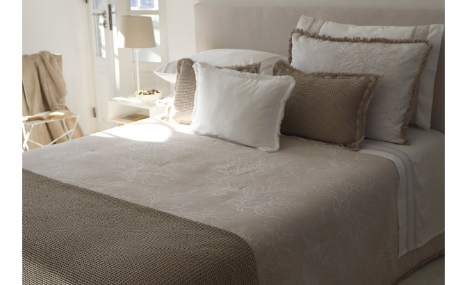 Édredon Coral beige