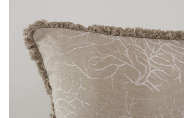 Coussin corail beige