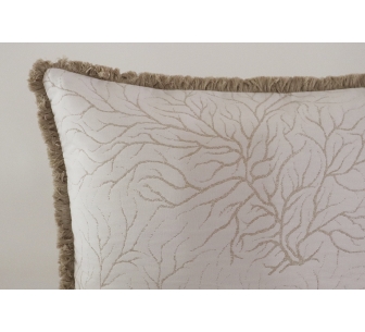 Coussin corail beige