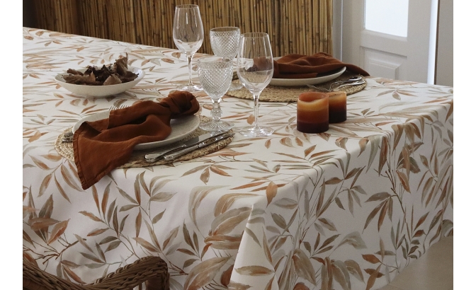 Mantel antimancha Salgueiro teja