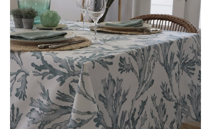 Mantel antimancha Algas