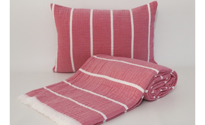 Couverture Moledo rose