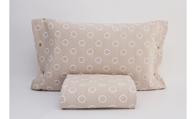 Set de housse de couette Graciosa taupe