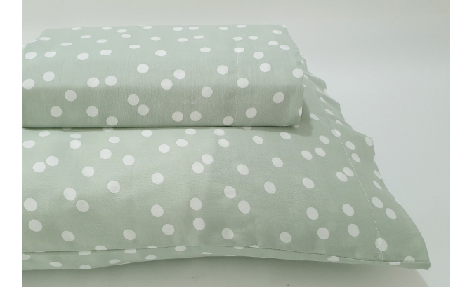 SATIN 200 fils draps de dessus avec...