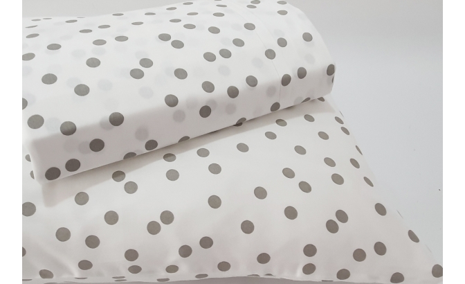 SATIN 200 fils draps de dessus avec...