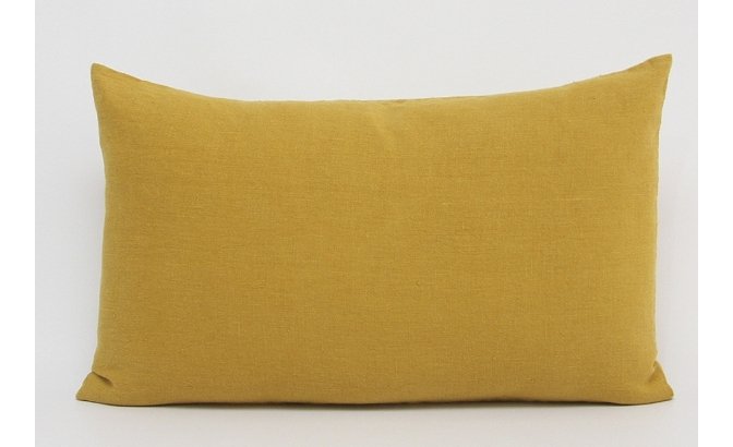 Coussin porticcio moutarde