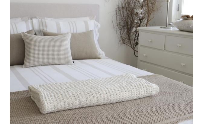 Set de housse de couette Menorca beige