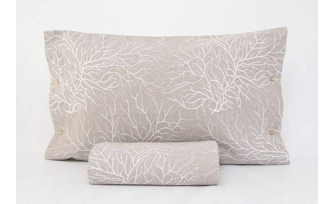 Conjunto de funda nordica Coral taupe