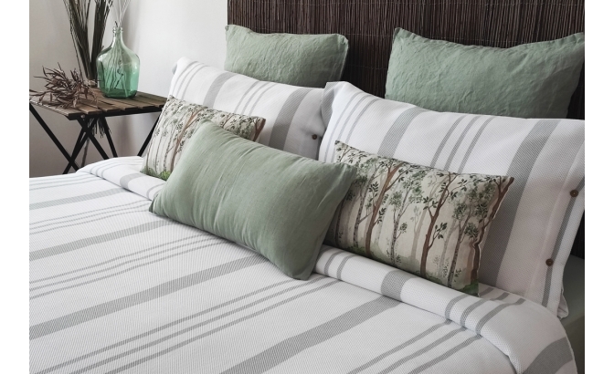 Green menorca duvet bag set