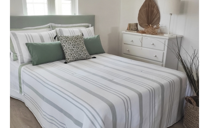 Duvet Menorca green