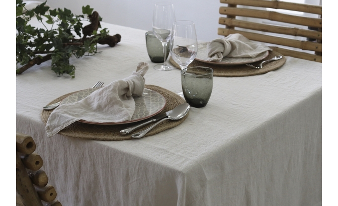 Nappe lin lavé