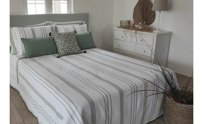 Edredón Menorca verde