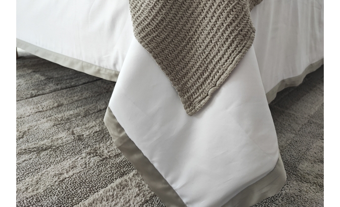 Conjunto funda nórdica Caetano taupe