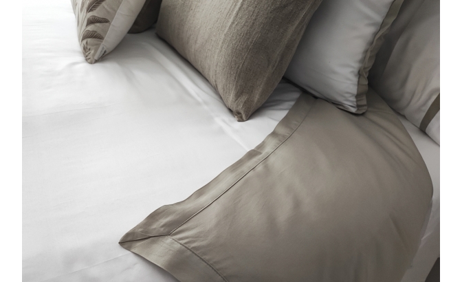 Caetano taupe duvet bag set