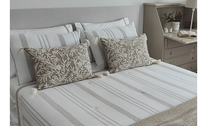 Édredon Menorca beige