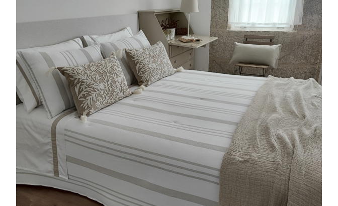 Édredon Menorca beige