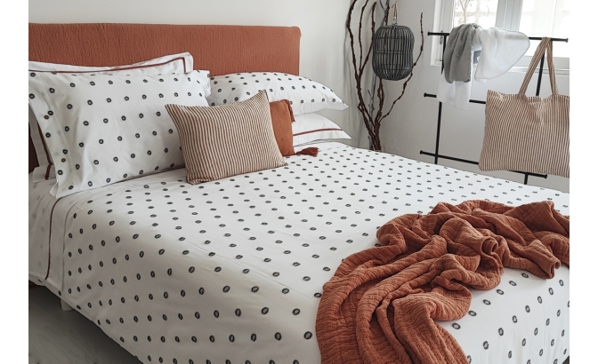 Aruba grey duvet bag set