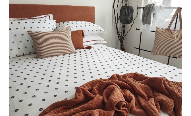 Aruba grey duvet bag set