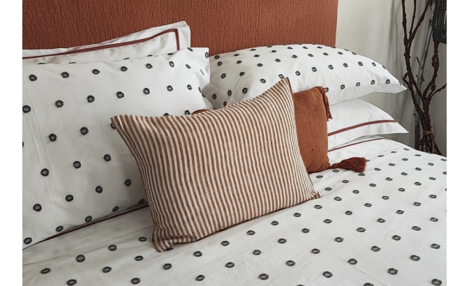 Conjunto saco edredão Aruba cinza