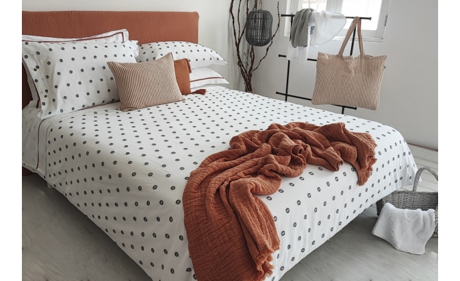 Conjunto saco edredão Aruba cinza